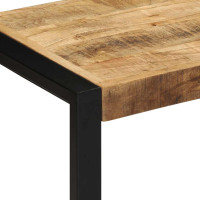 Produktbild för Bänk 80x35x45 cm massiv grov trämango