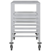 Produktbild för Brickvagn med 12 GN-behållare 75x55x87 cm rostfritt stål