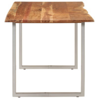 Produktbild för Matbord 154x80x76 cm massivt akaciaträ