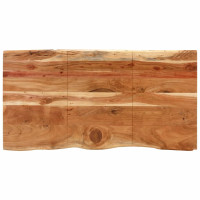 Produktbild för Matbord 154x80x76 cm massivt akaciaträ