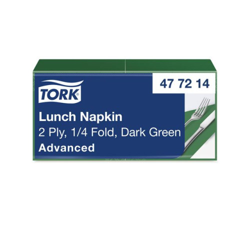 TORK Servett TORK Lunch 2-lags grön 200/fp