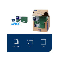 Produktbild för Servett TORK Lunch 2-lags grön 200/fp