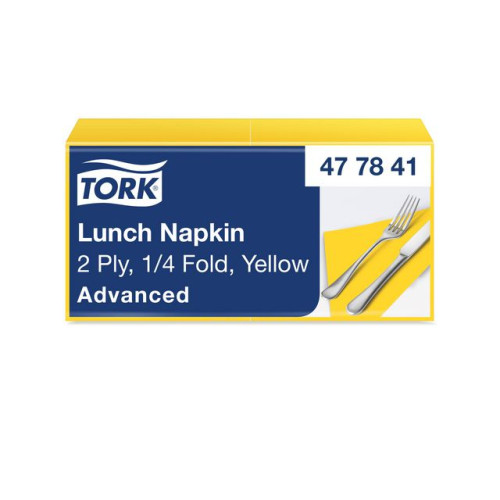 TORK Servett TORK Lunch 2-lags gul 200/fp