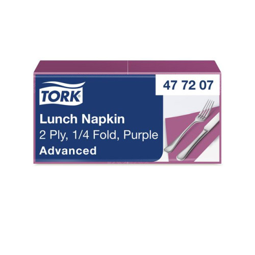 TORK Servett TORK Lunch 2-lags lila 200/fp