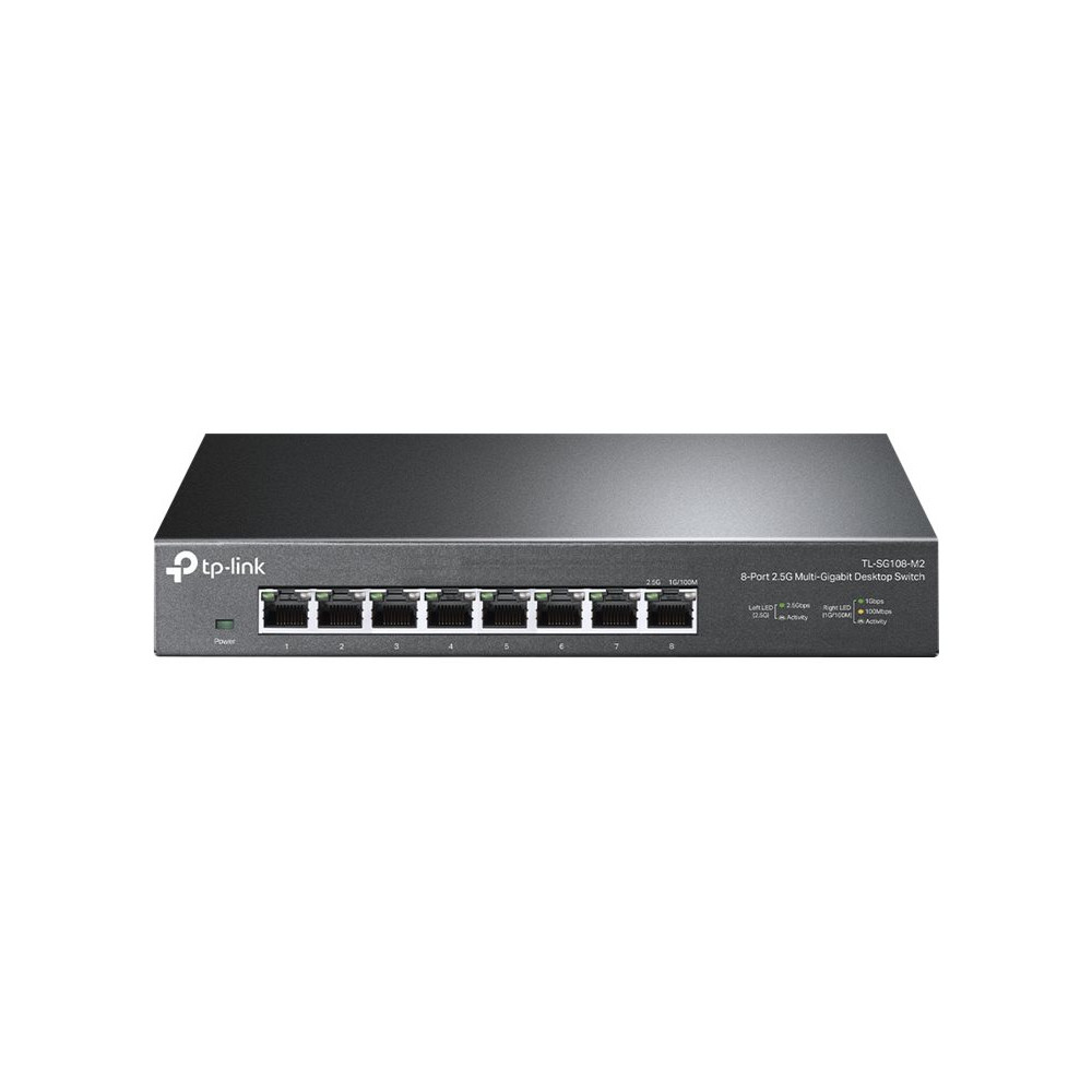Produktbild för TP-Link TL-SG108-M2 - V1 - switch - 8 portar - ohanterad