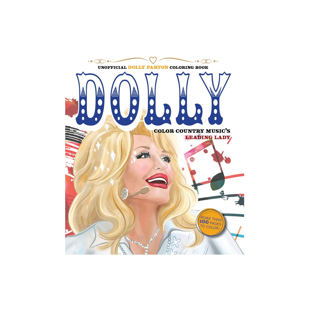 Produktbild för Unofficial Dolly Parton Coloring Book (häftad, eng)
