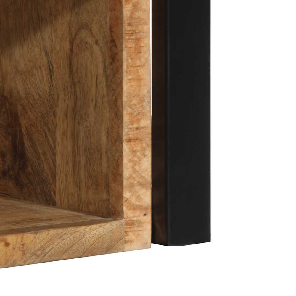 Produktbild för Sängbord 2 st 40x35x40 cm massivt grovt trä mango