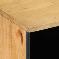 Produktbild för TV-bänk brun 100x33x46 cm massivt trä mango