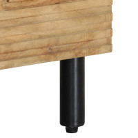 Produktbild för TV-bänk brun 80x33x46 cm mango i massivt trä