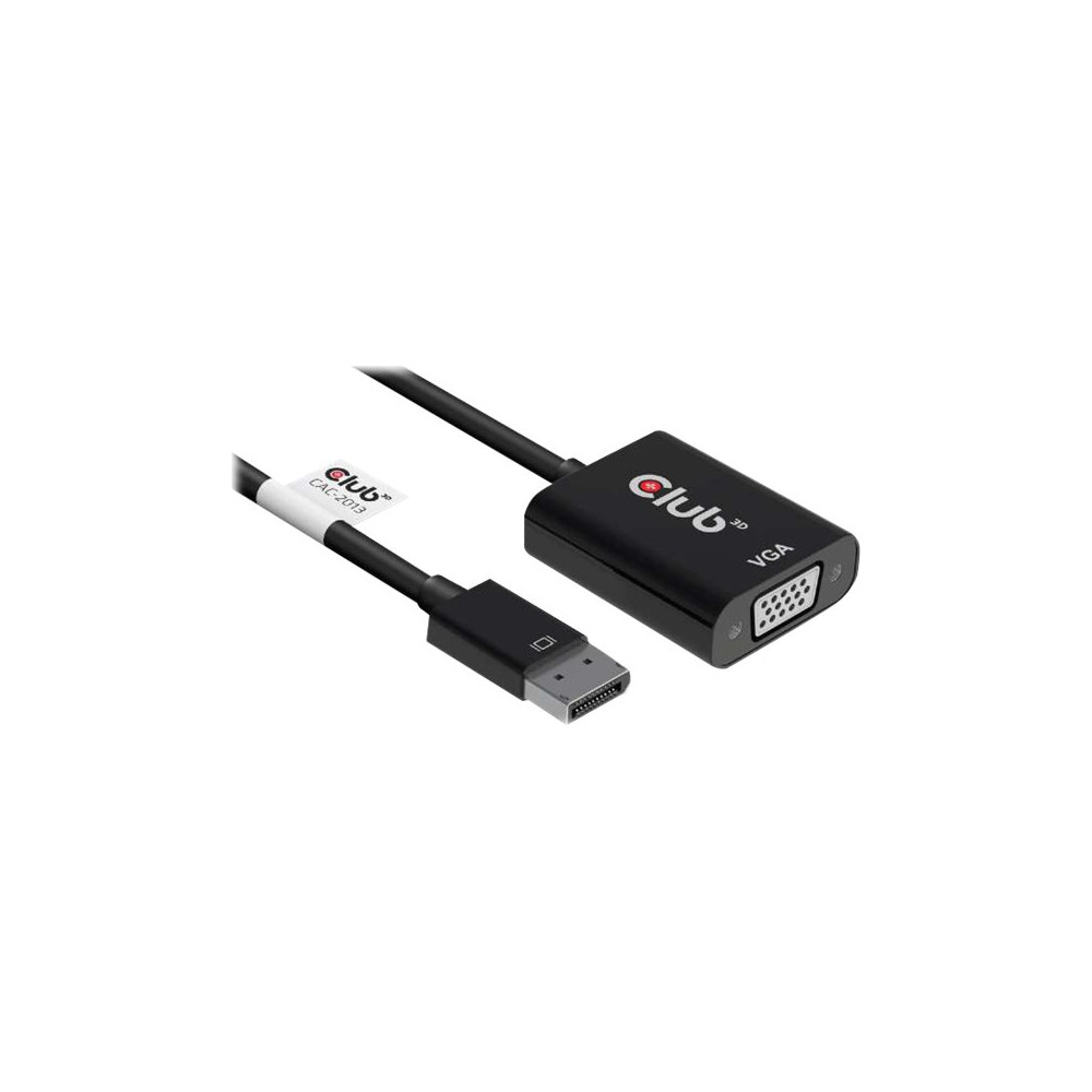 Produktbild för Club 3D - videokort - DisplayPort till HD-15 (VGA) - 22.86 m