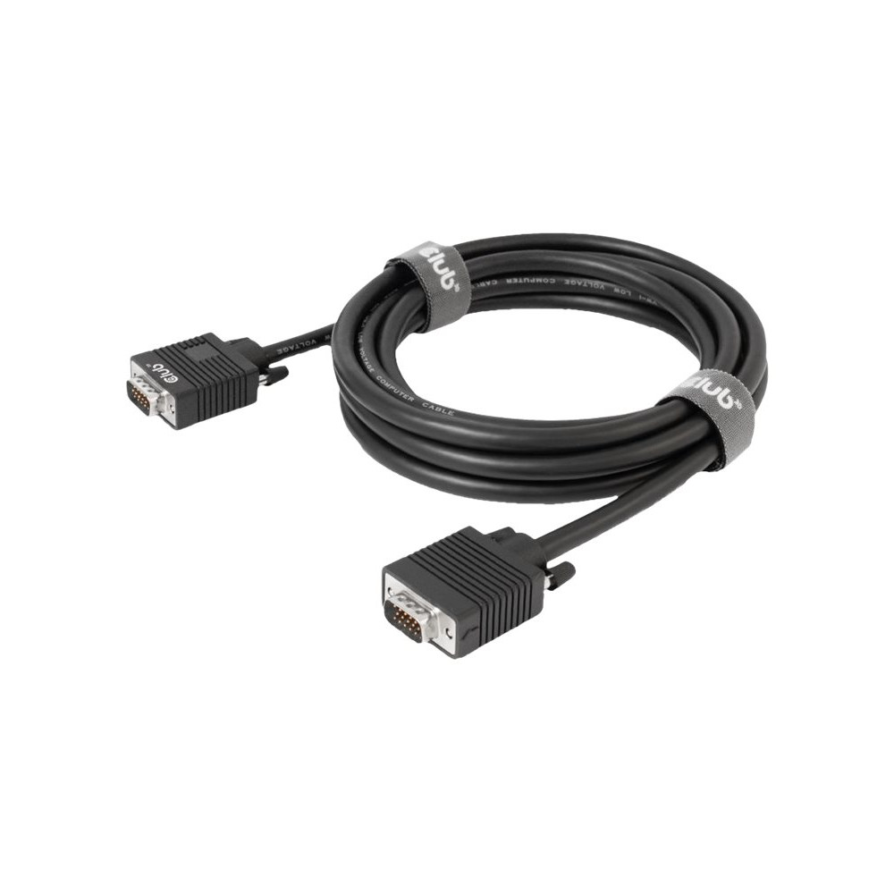 Produktbild för Club 3D - VGA-kabel - HD-15 (VGA) till HD-15 (VGA) - 3 m