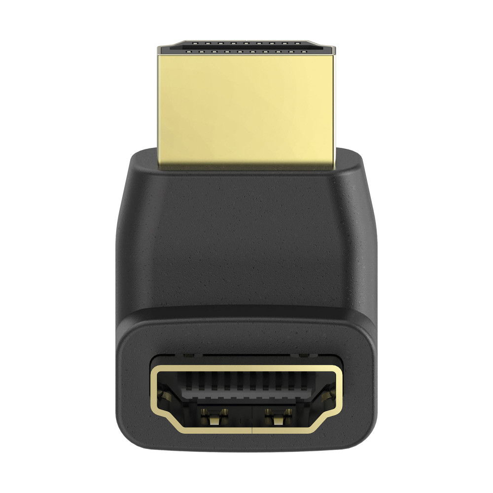 Produktbild för Adapter HDMI 90 Degree Gold Black