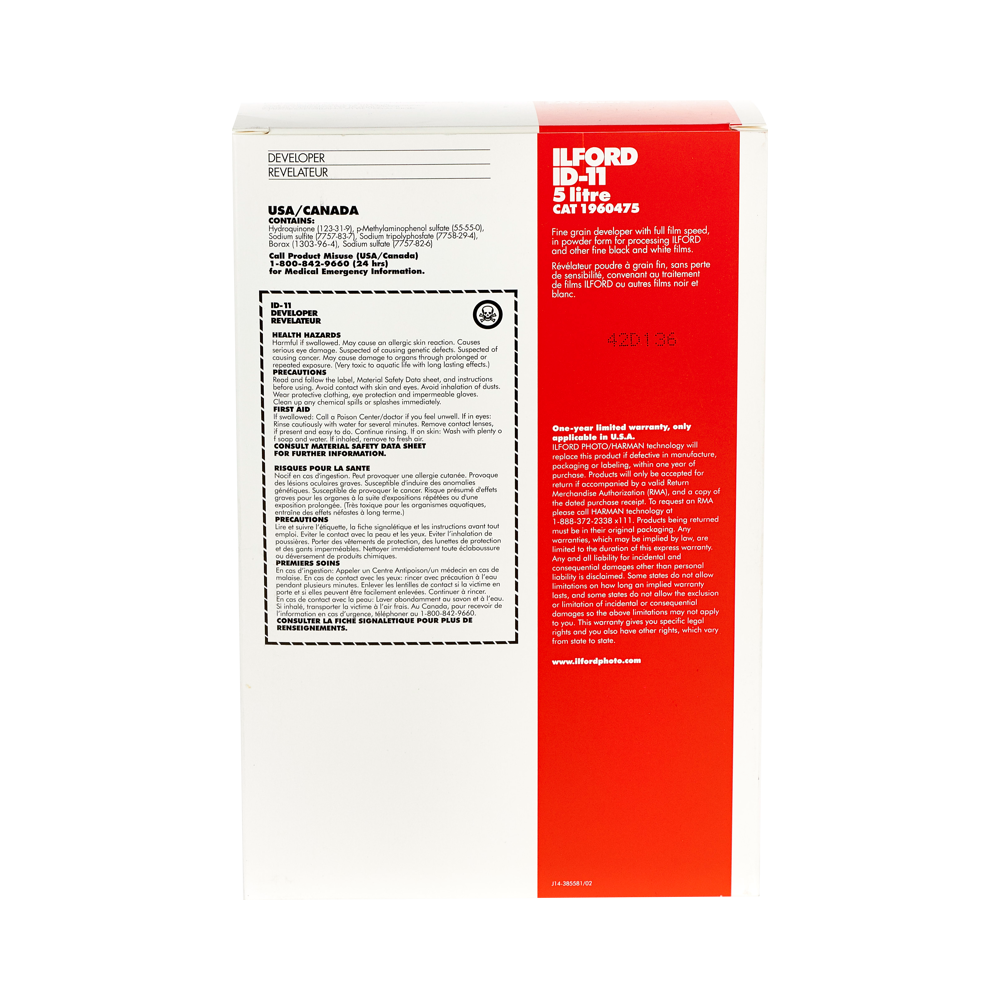 Produktbild för Ilford Developer ID-11 5L