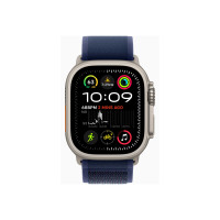 Produktbild för Apple Watch Ultra 2 - naturlig titan - smart klocka med Trail Loop - blå - 64 GB