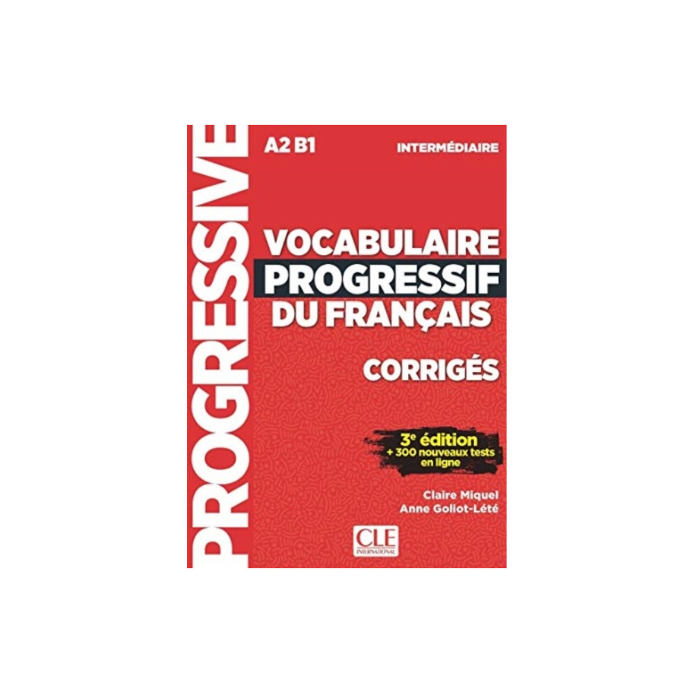 Produktbild för Vocabulaire progressif du francais: Niveau intermediaire (A2/B1) Corriges (häftad, fre)