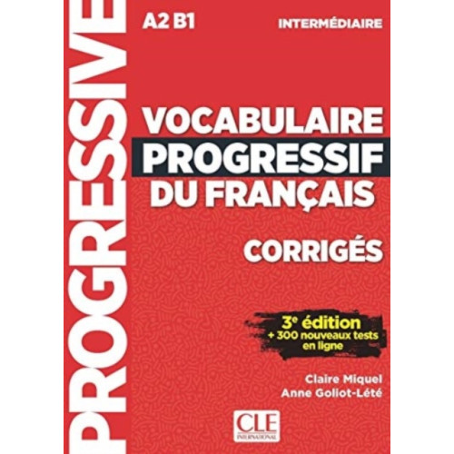 CLE International Vocabulaire progressif du francais: Niveau intermediaire (A2/B1) Corriges (häftad, fre)