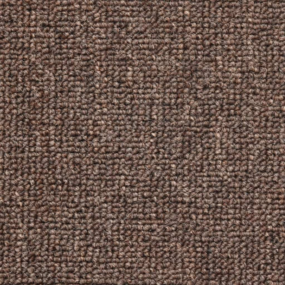 Produktbild för Trappmattor 20 st 56x17x3 cm kaffebruna halvrunda