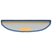 Produktbild för Trappmattor 20 st 56x17x3 cm blå halvrunda