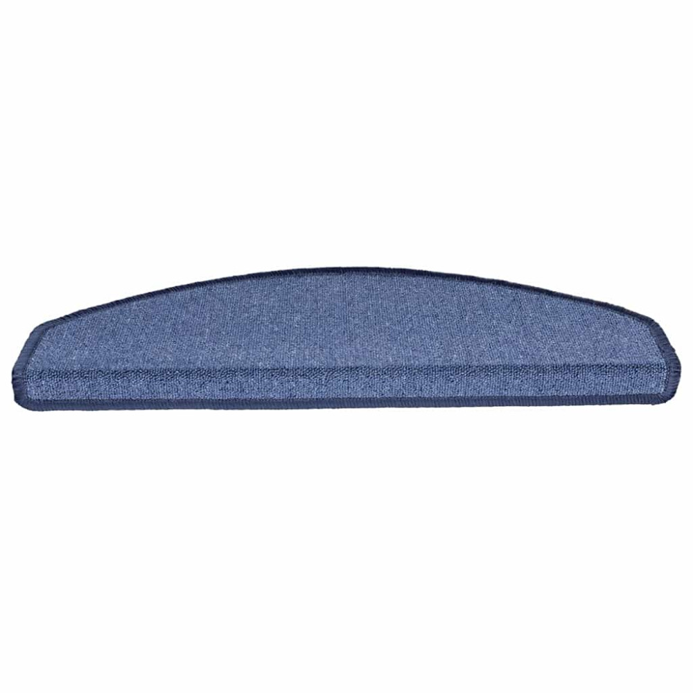 Produktbild för Trappmattor 20 st 65x24x4 cm blå halvrunda stora