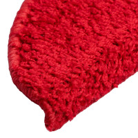 Produktbild för Trappmattor 20 st 56x17x3 cm röda halvrunda