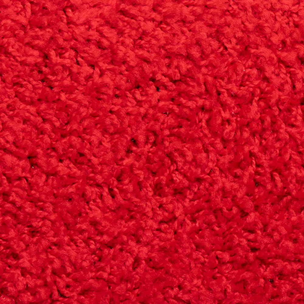 Produktbild för Trappmattor 20 st 56x17x3 cm röda halvrunda
