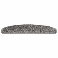 Produktbild för Trappmattor 20 st 65x21x4 cm grå halvrunda stora