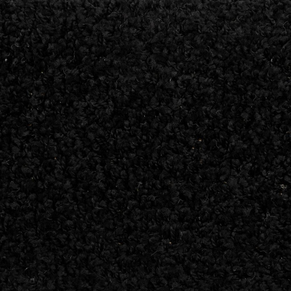 Produktbild för Trappmattor 20 st 65x21x4 cm svarta halvrunda stora