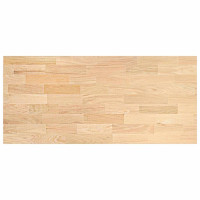Produktbild för Köksbänkskiva 140x63,5x4 cm massiv ek rektangulär