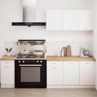 Produktbild för Köksbänkskiva 140x63,5x4 cm massiv ek rektangulär
