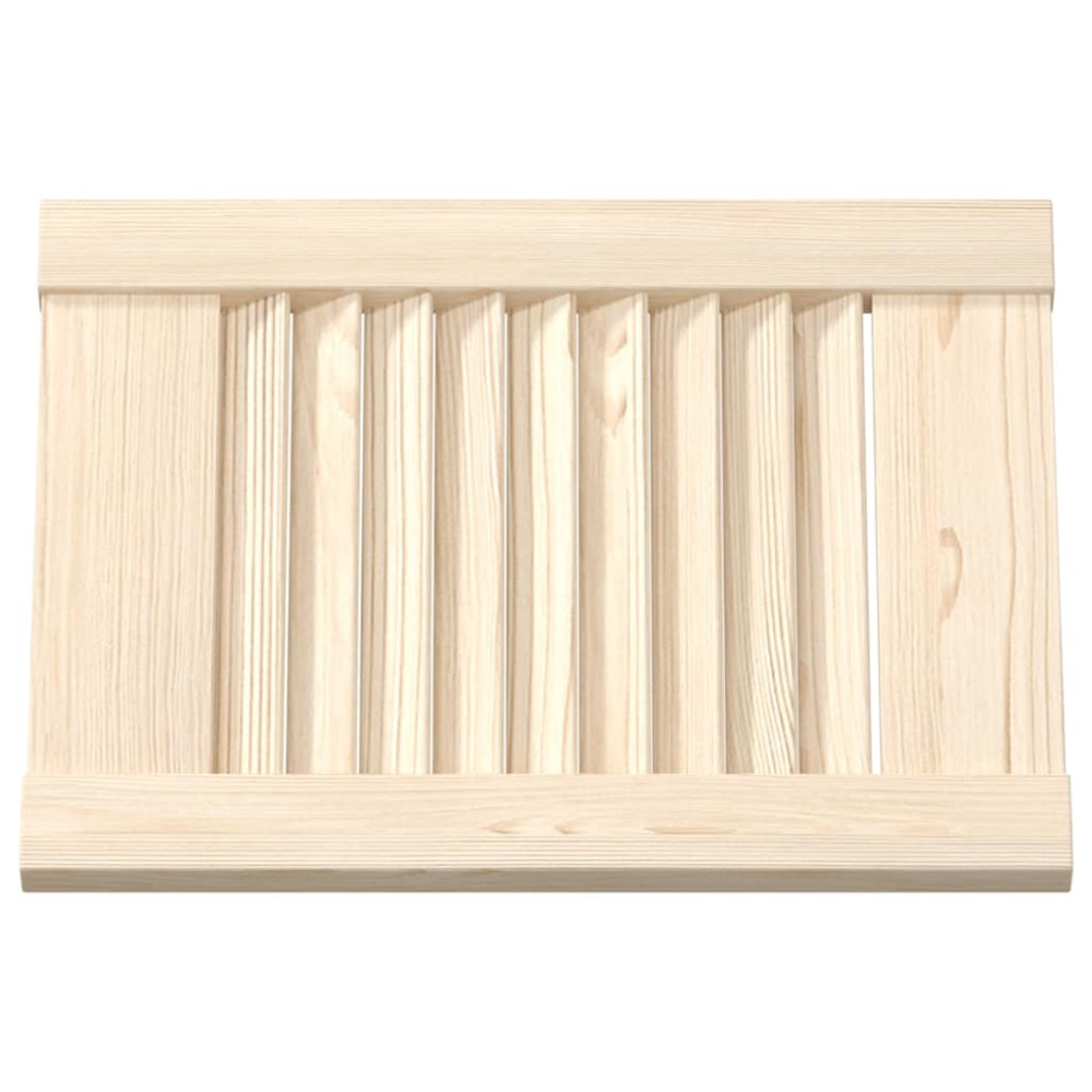 Produktbild för Lamelldörr i lamelldesign 39,5x29,5 cm massiv trä furu