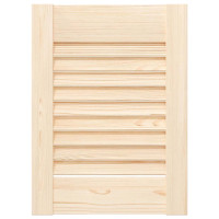 Produktbild för Skåpsdörrar lamelldesign 4 st 39,5x29,5 cm massivt trä furu