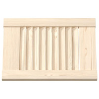 Produktbild för Skåpsdörrar lamelldesign 4 st 39,5x29,5 cm massivt trä furu