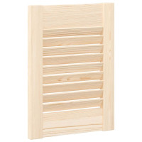 Produktbild för Skåpsdörrar lamelldesign 4 st 39,5x29,5 cm massivt trä furu