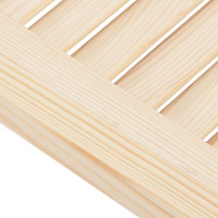 Produktbild för Skåpsdörrar lamelldesign 4 st 39,5x29,5 cm massivt trä furu