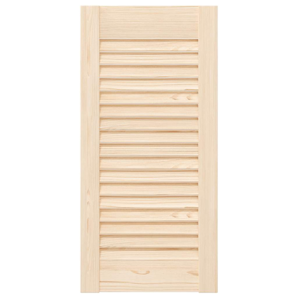 Produktbild för Skåpdörr lamelldesign 61,5x29,5 cm massivt trä furu