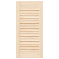 Produktbild för Skåpdörr lamelldesign 61,5x29,5 cm massivt trä furu