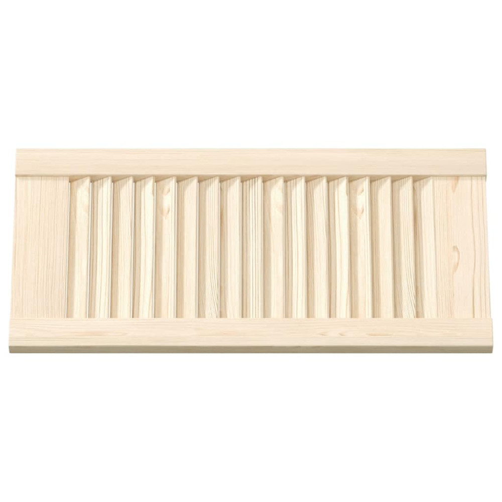Produktbild för Skåpdörr lamelldesign 61,5x29,5 cm massivt trä furu