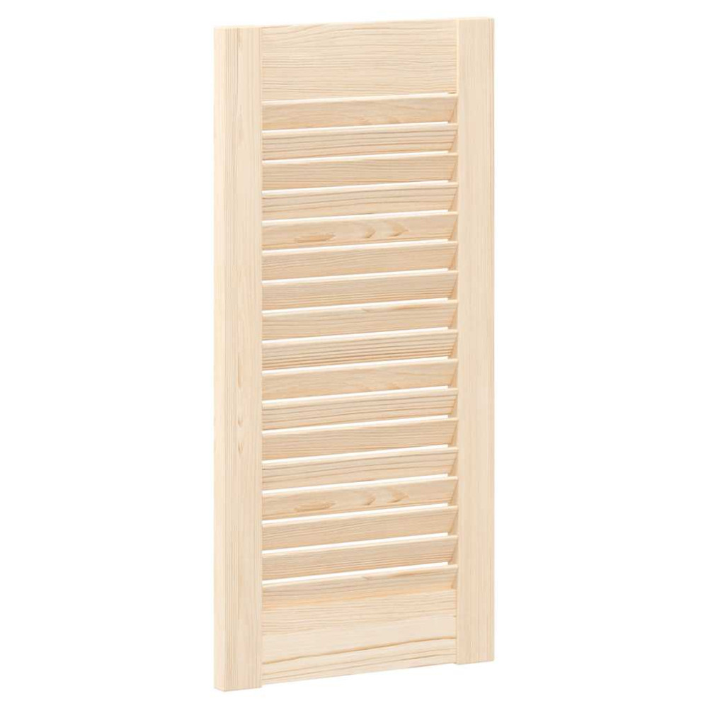 Produktbild för Skåpdörr lamelldesign 61,5x29,5 cm massivt trä furu
