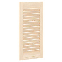 Produktbild för Skåpdörr lamelldesign 61,5x29,5 cm massivt trä furu