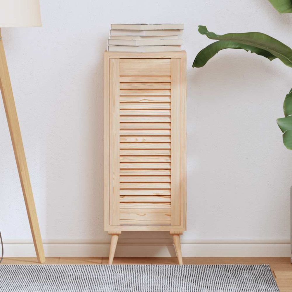 Produktbild för Skåpdörr lamelldesign 69x29,5 cm massiv trä furu