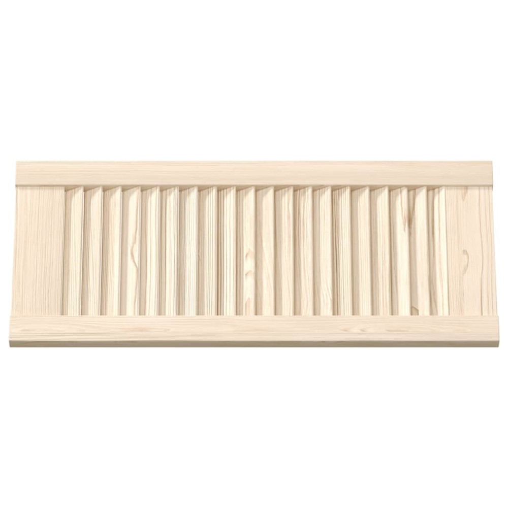 Produktbild för Skåpsdörrar lamelldesign 2 st 69x29,5 cm massivt trä furu