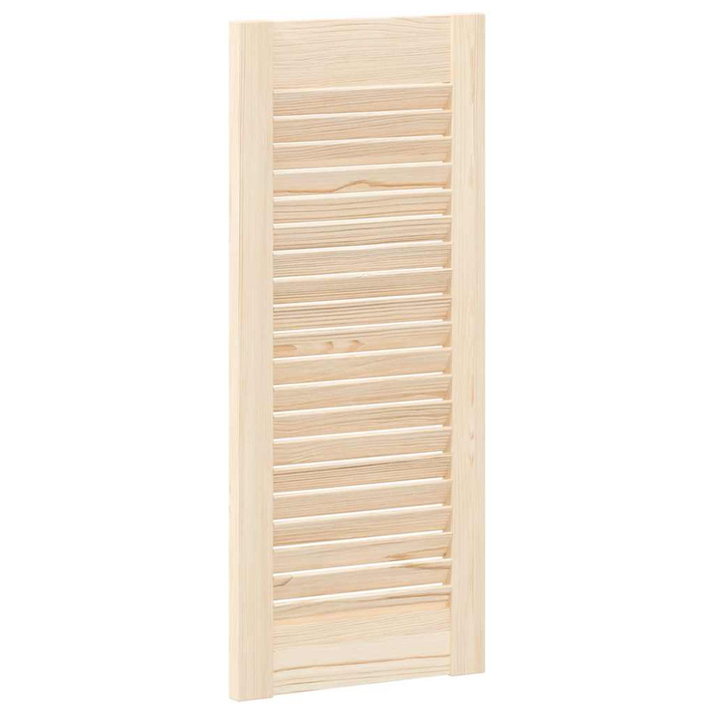 Produktbild för Skåpsdörrar lamelldesign 2 st 69x29,5 cm massivt trä furu