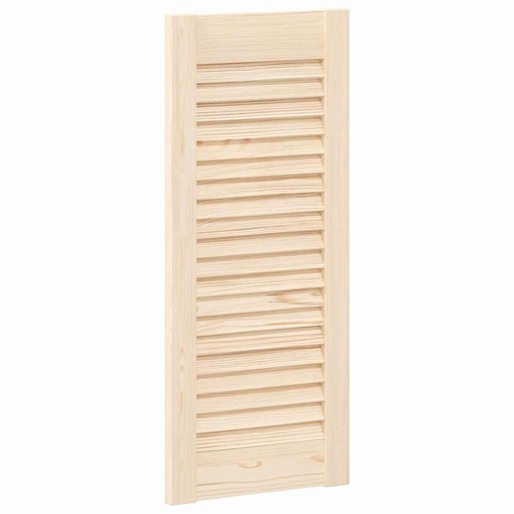 Produktbild för Skåpsdörrar lamelldesign 4 st 69x29,5 cm massivt trä furu