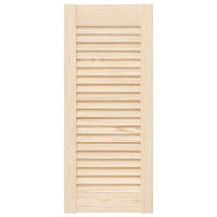 Produktbild för Skåpsdörrar lamelldesign 4 st 69x29,5 cm massivt trä furu