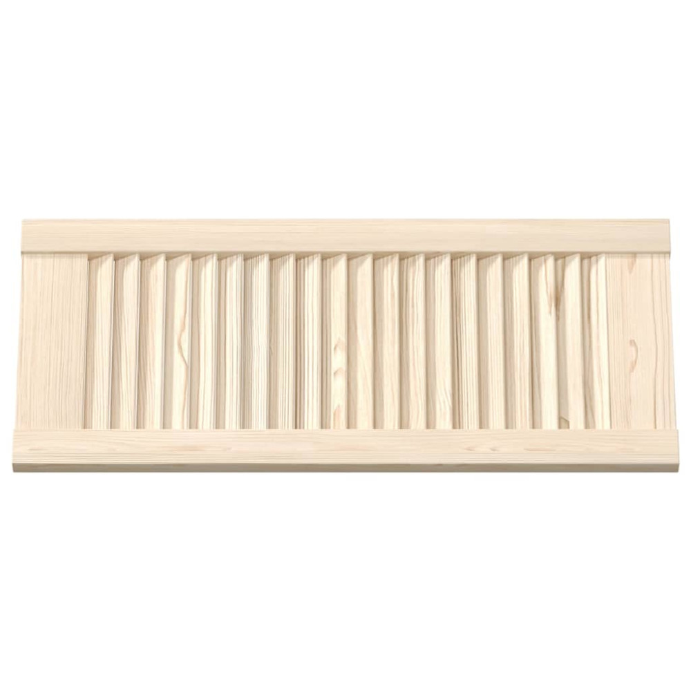 Produktbild för Skåpsdörrar lamelldesign 4 st 69x29,5 cm massivt trä furu