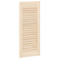Produktbild för Skåpsdörrar lamelldesign 4 st 69x29,5 cm massivt trä furu