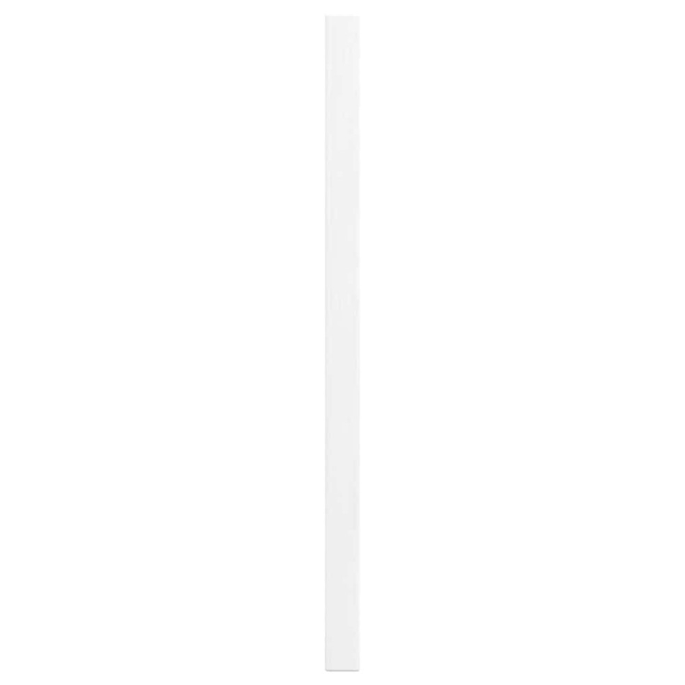 Produktbild för Skåpsdörrar lamelldesign 2 st vit 39,5x29,5 cm