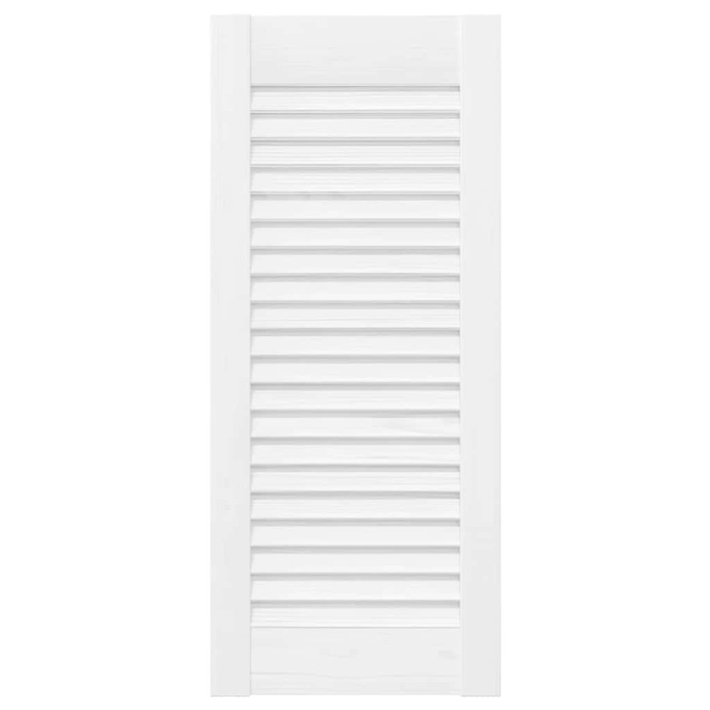 Produktbild för Lamelldörr lamell, vit 61,5x29,5 cm
