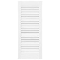 Produktbild för Lamelldörr lamell, vit 61,5x29,5 cm