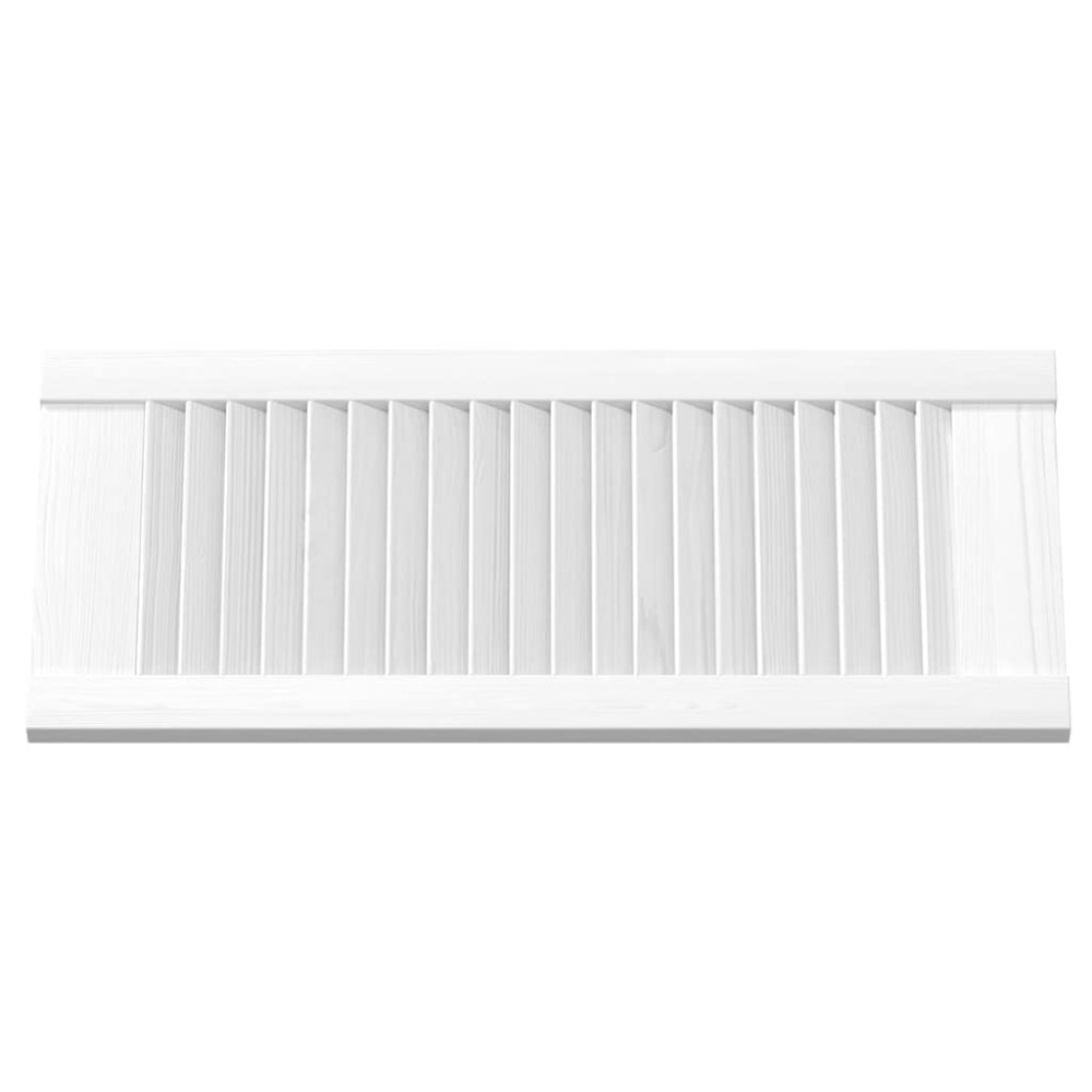 Produktbild för Lamelldörr lamell, vit 61,5x29,5 cm